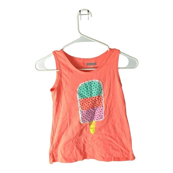 Popsicle Tank Top Girls Sleeveless Multicolor Size M 7/8 Ice Cream Graphic - Picture 9 of 13
